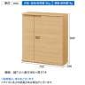 キャビネット 棚 カウンター下 引き戸 キッチン収納 ピタシエ PTS-8575SD 幅750×奥行296×高さ849mm 白井産業-18