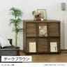 ディスプレイラック フラップ扉 本棚 飾り棚 セパルテック SEP-9095F 幅947×奥行413×高さ885mm 白井産業-6