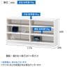 フリーラック ワイド タイプ 全棚可動 本棚 シェルフ タナリオ TNL-60117 幅1170×奥行290×高さ600mm 白井産業-13