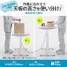電動昇降作業台 静止荷重100kg スタンディングデスク パソコンデスク 作業台 メラミン天板 遠隔操作 幅1800×奥行500×高さ634～1284mm 物流 倉庫 工場-3