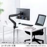 eテーブル オフィスデスク ワークデスク 会議テーブル 作業台 作業机 高耐荷重 人数変更対応 脚間調節可能 幅1600×奥行600×高さ800mm MEF-16060-5
