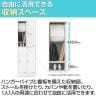 【在庫放出プライス】スチールロッカー 4人用 ワイドスチールロッカー 2列2段 シリンダー錠 鍵付き 幅608×奥行450×高さ1800mm オフィスロッカー パーソナルロッカー 個人ロッカー サテンブラック-7