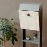スタンドポスト Fio(フィオ) 郵便受け 玄関収納 スタンドポスト 戸建て 大容量 防水・防錆加工 鍵付き A4サイズ対応 ステンレス・スチール製 店舗 カフェ 美容院-6