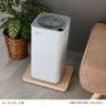 【2個セット】天然素材調のマルチトレー Surury スルリー 角型 400mm キャスター付き 鉢台 荷台 観葉植物 移動 鉢皿 家電 キャリー プランター台 PVC素材 掃除-2
