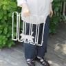 折り畳めるアイアンフェンス 猫3連 2枚組 ガーデンフェンス 花壇 縁取り 仕切り 境界線 囲い 庭 DIY 庭づくり 園芸用品 玄関 車庫 カーポート 立ち入り禁止-10