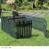 【追加/増設用】折り畳めるウッドフェンス ゲートセット(ゲートフェンス、開閉金具、キャスター) 縦ストライプ ゲート用フェンスのみ 木製 ゲート 扉 園芸用品 DIY-4