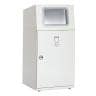 テラモト ニートST 一般ゴミ用 ゴミ箱 67L 角穴 フラップ付き 業務用 ダストボックス 分別 アジャスター付き 屋外用 学校 幅460×奥行460×高さ947mm-19