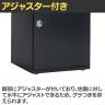 テラモト ニートST 一般ゴミ用 ゴミ箱 67L 角穴 フラップなし 業務用 ダストボックス 分別 アジャスター付き 屋外用 学校 幅460×奥行460×高さ947mm-5