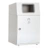 テラモト ニートLG 一般ゴミ用 90L 角穴(灰) 業務用 ダストボックス 分別 アジャスター付き 屋外用 学校 幅630×奥行460×高さ997mm-19