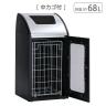 テラモト Trim(トリム)STFミエル(ステン) 一般ゴミ用 ゴミ箱 68L 業務用 ダストボックス 分別 アジャスター付き 屋内用 学校 幅470×奥行435×高さ930mm-3