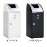テラモト Trim(トリム)SLF(ステン) 一般ゴミ用 ゴミ箱 47L 業務用 ダストボックス 分別 アジャスター付き 屋内用 学校 幅360×奥行435×高さ930mm-1