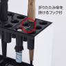 テラモト モノシュート 傘立て 24本立て アンブレラスタンド 収納 オフィス エントランス 学校 幅694×奥行251×高さ425mm-5