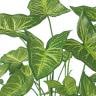 観葉植物 人工樹木 フェイクグリーン 造花 シンゴニウム 高さ430mm 鉢:SA-5(BK) 卓上-1