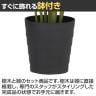 観葉植物 人工樹木 フェイクグリーン 造花 イエローカポック ブラックポット付き 高さ1000mm-3