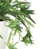 観葉植物 人工樹木 フェイクグリーン 造花 オリヅルラン G 高さ300mm 鉢:SA-4(WH) 卓上-1