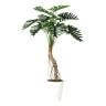 観葉植物 人工樹木 フェイクグリーン 造花 セローム 高さ1500mm 鉢:SA-10(WH)-19