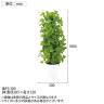観葉植物 人工樹木 フェイクグリーン 造花 ライムポトスヘゴ 高さ1800mm 鉢:SA-10(WH)-6