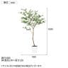 観葉植物 人工樹木 フェイクグリーン 造花 ドウダンツツジ FST 高さ1600mm 鉢:SA-8(WH)-5