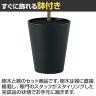 観葉植物 人工樹木 フェイクグリーン 造花 デコラゴム FST 高さ1800mm 鉢:SA-10(BK)-3