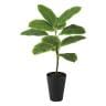 観葉植物 人工樹木 フェイクグリーン 造花 アルテシマ ルーツポット 高さ550mm 鉢:SA-4(BK) 卓上-19