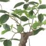 観葉植物 人工樹木 フェイクグリーン 造花 ガジュマル ボウル 高さ500mm 鉢:BB-25(WH) 卓上-1