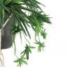 観葉植物 人工樹木 フェイクグリーン 造花 オリヅルラン G 鉢:HP-15 (DG) ハンギング植栽 ハンギングポット 吊り下げポット 高さ750mm-2