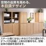 東馬×オフィスコム Variest ロッカー 2人用 ハーフハイグレード 木製ロッカー 鍵付き【国産】【完成品】幅593×奥行540×高さ920mm オフィスロッカー スリムロッカー 更衣ロッカー 収納棚-7