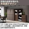 東馬×オフィスコム Variest 書庫 引出し下置き スタンダード【国産】【完成品】幅600×奥行395×高さ920mm キャビネット オフィス 木製 社長室 鍵付き 扉付き-5