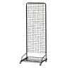 スキマ型ワゴン スタンドネット什器 ネットスタンド ネットラック 陳列什器 キャスター付き 片面 幅595×奥行430×高さ1595mm 店頭用 催事 デッドスペース-19