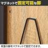 木製カタログスタンド パンフレットスタンド チラシスタンド A4 1列7段 業務用 受付-5