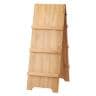 木製カタログスタンド パンフレットスタンド チラシスタンド A4 3段 両面 ラスティック柄 業務用 受付 幅440×奥行655×高さ1170mm-19