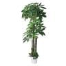 観葉植物 人工樹木 フェイクグリーン インテリアグリーン 造花 パキラ 高さ1800mm-19