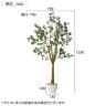観葉植物 人工樹木 フェイクグリーン インテリアグリーン 造花 ユーカリ 高さ1350mm-3