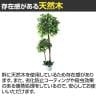 観葉植物 人工樹木 フェイクグリーン インテリアグリーン 造花 ベンジャミンダブル 高さ1800mm-2