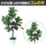 観葉植物 人工樹木 フェイクグリーン インテリアグリーン 造花 ゴムの木 高さ1500mm-1