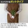 【3個セット】卓上グリーンポット 観葉植物 人工樹木 フェイクグリーン インテリアグリーン 造花 パキラ 幅130×奥行130×高さ200mm-5