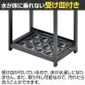 折りたたみ式傘立て 12本立て ステンレス アンブレラスタンド 幅358×奥行243×高さ550mm コンパクト収納 省スペース-2