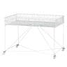 バスケットワゴン ホワイト キャスター付き セールワゴン 投げ込みワゴン 陳列什器 ネットワゴン バスケット 商品陳列 幅900×奥行600mm 業務用 店頭用 催事-19