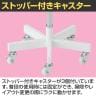 5段4面回転カタログ入れ 20ポケット キャスター付き 回転什器 陳列什器 回転ラック 回転スタンド 高さ調節 業務用 店舗 雑貨 書店 本屋 カウンター レジ横-3