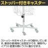 2列4面回転カード入れ 72ポケット キャスター付き 回転什器 陳列什器 回転ラック 回転スタンド ポストカード什器 高さ調節 業務用 店舗 雑貨 書店 本屋-2