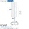 回転ネット什器 ロングタイプ 三角型 回転什器 陳列什器 回転ラック 回転スタンド ネット什器 吊り下げ 高さ調節 業務用 店舗 雑貨 アクセサリー-6