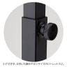 角パイプハンガーラック オーバーハングタイプ コートハンガー スチール製 幅1200×奥行400×高さ1150～1750mm 7段階調節 業務用 アパレル 店舗什器 陳列什器-9