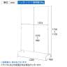 丸パイプハンガーラック オーバーハングタイプ コートハンガー スチール製 幅1240×奥行400×高さ1150～1750mm 7段階調節 業務用 アパレル 店舗什器 陳列什器-2