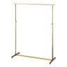 アンティークゴールドハンガーラック 角パイプ コートハンガー スチール製 幅1200×奥行450×高さ1100～1800mm 8段階調節 業務用 アパレル 店舗什器 陳列什器-19