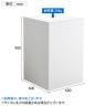 ステージ キューブ型 木製 アジャスター付き ホワイト 幅600×奥行600×高さ900mm 業務用 店頭用 店舗什器 陳列什器 アパレル 雑貨 展示会-3
