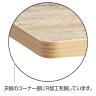 木製作業台 ラスティック柄 片側天板タイプ 収納付き 鍵付き レジ台 カウンター キャスター付き 幅800×奥行400×高さ940mm 業務用 店頭用 店舗什器-4