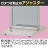 ステンレススタンドミラー 鏡 両面 全身 姿見 アジャスター付き 幅350×奥行450×高さ1600mm 鏡厚さ5mm 業務用 店頭用 店舗什器 アパレル 雑貨 試着室-3