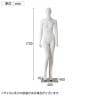 婦人 全身腰受けリアルマネキン ポーズあり 9号 女性 業務用 店頭用 店舗什器 陳列什器 アパレル-1
