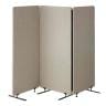 吸音パーテーション 3連タイプ 間仕切り 衝立 自立式パネル 通常脚 脚付き 集中ブース リモート会議 受付 オフィス 幅1800×奥行350×高さ1352mm-19