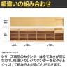 レジカウンター 受付カウンター 会計カウンター 木製 平台タイプ オープン 引き出し 配線キャップ 店舗什器 接客 幅900×奥行600×高さ900mm 美容室 カフェ-14